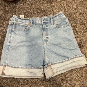 Light Blue Denim Women's Shorts